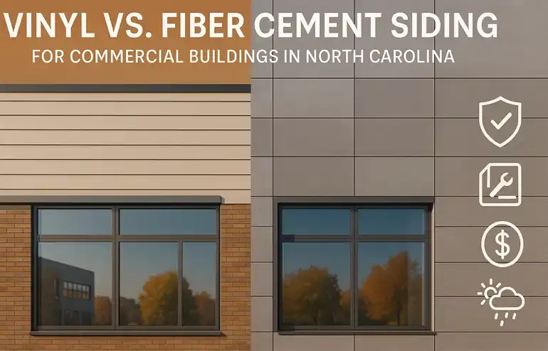 Vinyl vs. Fiber Cement Siding: What's Best for Commercial Buildings?
