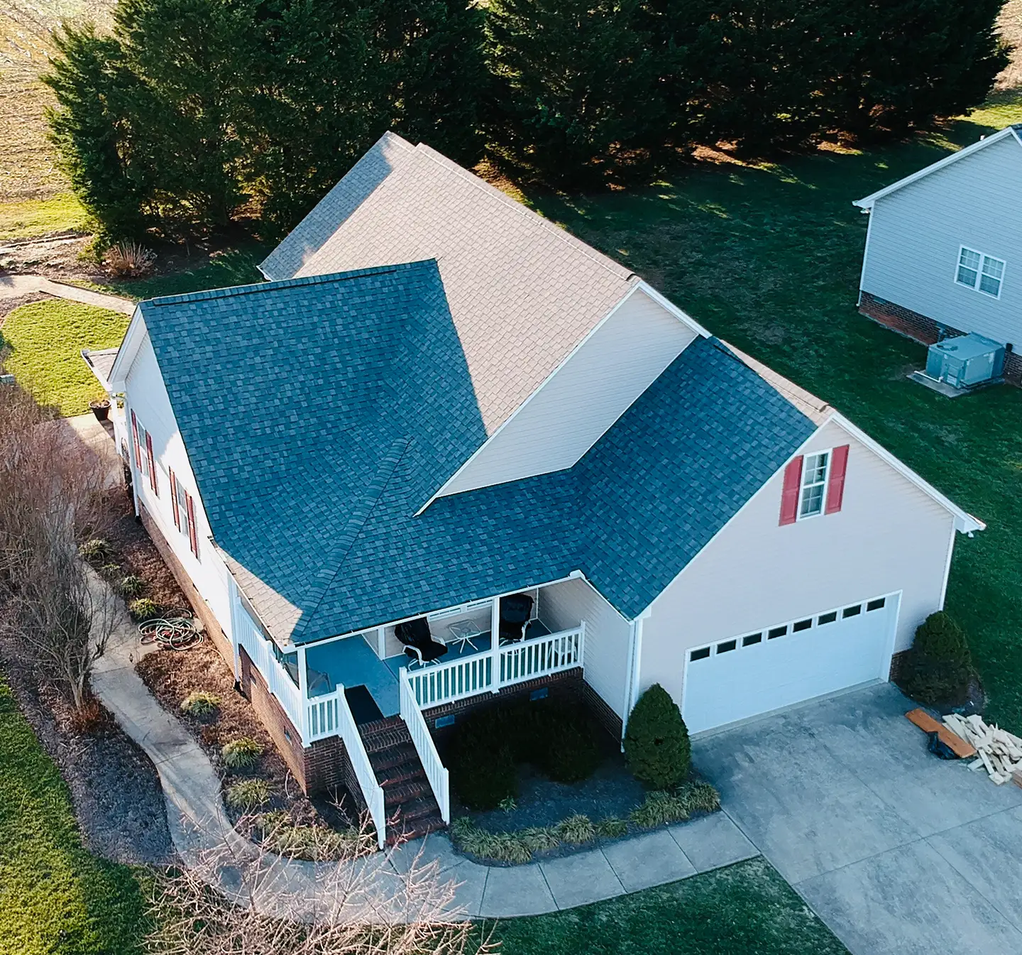 New asphalt shingle roof installation by Redeem Roofing